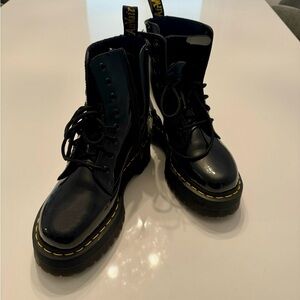 Dr. Martens Jadon Platform Boot Black patent